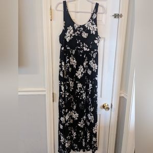 SO floral knit maxi dress size xl